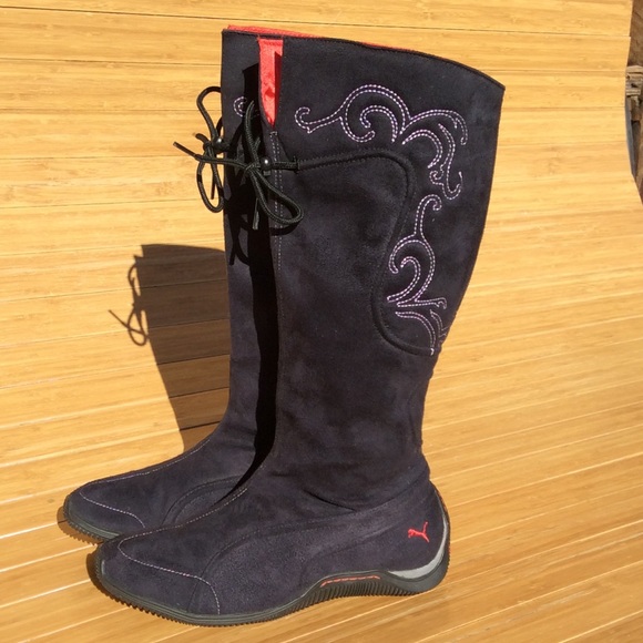 Puma Flurry Tall Sneaker Boots Shoe Women’s 7 - Picture 3 of 8